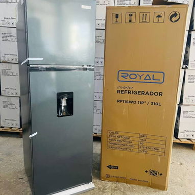 Refrigerador 11.2 pies con dispensador marca Royal de congelación seca, inverter Precio $550 USD con transporte incluido - Img 121050920
