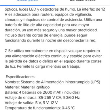 Mini fuente de alimentación 10400 Mah con poe y salida de 24V para nano, Mikrotik - Img 123331463