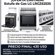 🔥🔥 ¡OFERTA IMPERDIBLE: Estufa LG NUEVA! Modelo LRGZ5253S 🔥🔥 - Img 55892527