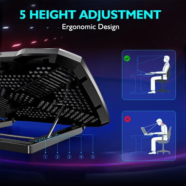 Base de Enfriamiento de Laptop - 3/4