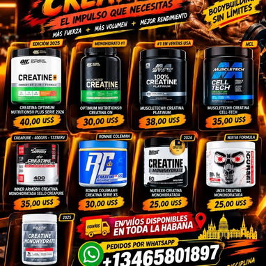🏋️‍♂️NEXT PAHASE🏋️‍♂️SUPLEMENTACION DEPORTIVA PRO/ +13465801897 / PROTEINAS / CREATINAS Y MAS - 3/10