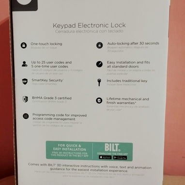 Cerradura electrónica con teclado - 3/3
