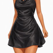 Vestido negro de satín 🖤 - Img 57860056