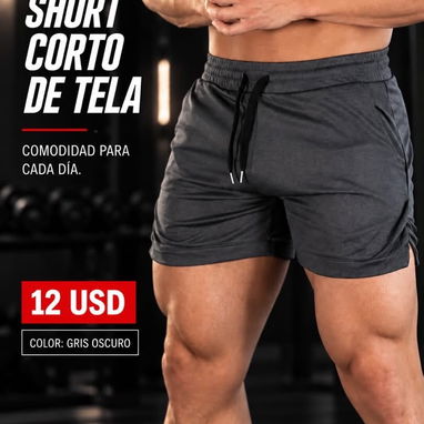 Short corto de tela - 2/3