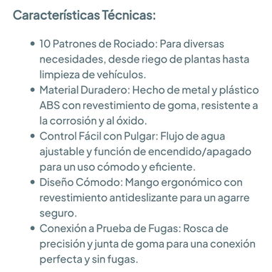 Rociador de Jardín para Manguera 🌐 - 6/7