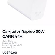 Cargador Rápido 30W GAR164 1H - Img 55366767
