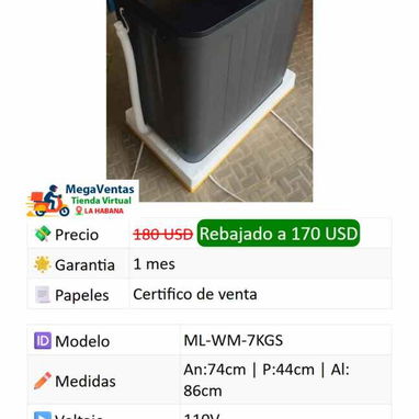 Lavadoras nuevas de pkt - Img 124475840