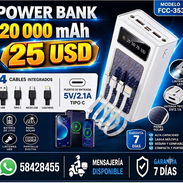 POWERBANK DE 20 000 MAH CON PANEL SOLAR INTEGRADO - Img 57610325