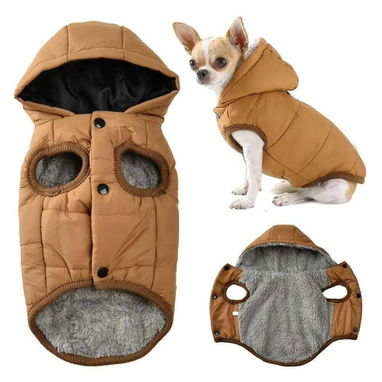 Chaqueta Acolchada para Mascotas Pequeñas Talla XS y M - 3/5