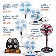 Ventilador recargable con garantía - Img 52850315