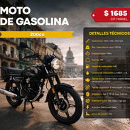 Moto de gasolina de 200cc - Img 57158777