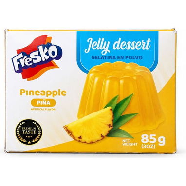 Gelatinas sabor fresa, piña y naranja - 2/3
