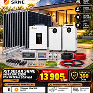 12kW/30KWH - KIT SOLAR COMPLETO SRNE DE 12 KW INVERSOR Y 2 BATERIAS 15KWH (30KWH). FACTURA Y GARANTÍA 1 AÑO. 📲 54833699 - Img 58464741