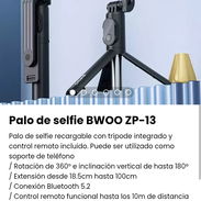 Palo de selfie BWOO ZP-13. Nuevo - Img 52010605