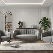 👑👑 Juego de muebles de 3 piezas. 👑👑 DE TERCIOPELO - Img 58179692