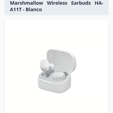 Audífonos en blanco y negro, inalámbricos JVC por bluetooth con 26 h de duración con funda de carga - Img 106780049