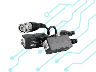 Video balun y conectores alimentación para cámaras la pareja. - Img main-image