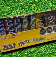 Paquete de 14 barras de chocolates mixtos M&M Snickers MilkyWay - Img 45476499