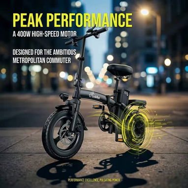 🚲 Bicicleta Eléctrica Plegable LockRun 400W - 2/3