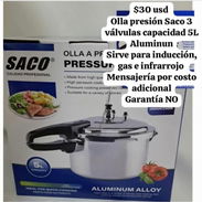 Olla de presion 5l l pa cocina de i duccion - Img 55804488