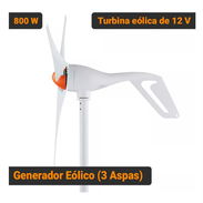 Generador Eólico VEVOR 800W 12V - Img 58390163