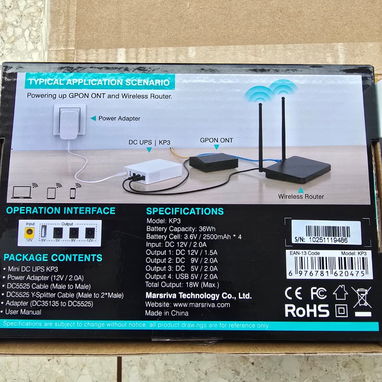 Smart Mini DC UPS , power bank para routers - Img 123721357