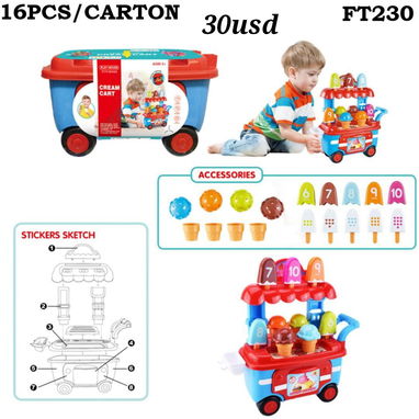 Carrito de helado para niños - 2/2