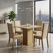 Mesa de comedor de 4 sillas - Img 58315689