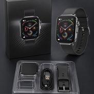 🛍️ Reloj Inteligente cuadrado doble pulseras, con una metalica y otra de goma - Img 57250289