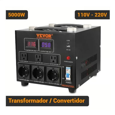 Convertidor VEVOR de voltaje 5000 W 110~220 volt - 8/8
