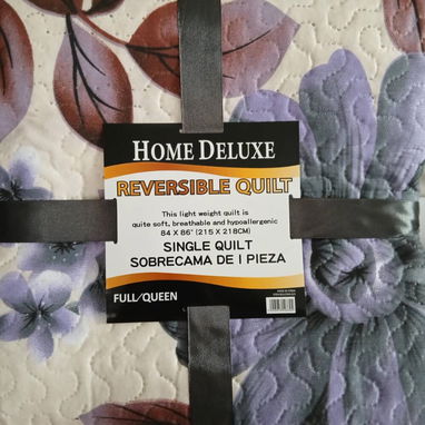 Cubrecama reversible Full/Queen (mon) - 10/10