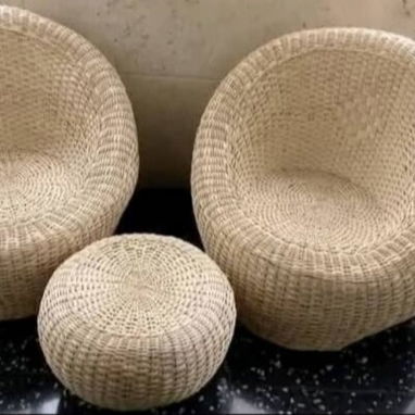 Juego de Sala Exterior/Interior en Mimbre Natural 🛋️ Incluye sofá, 2 sillones y mesa central ( LOS HACEMOS x ENCARGOS ) - 5/8
