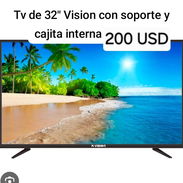 Tv de 32" Vision con soporte y cajita interna - Img 56965237