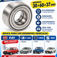 Pareja de rodamientos delanteros 60x30x37 de Fiat uno de gasolina. Marca Stark alemanes no los q no duran. - Img 41929473