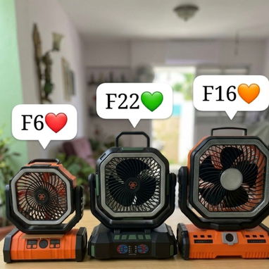Ventiladores Recargables F16 🌬️TAMAÑO GRANDE - Img 124368897