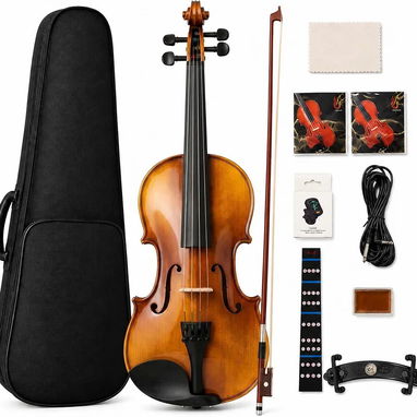 VIOLÍN ELÉCTRICO MARCA PYY. En su estuche sin el arco. - 4/4