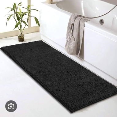 💜Alfombra de chenilla. Material: microfibra, por debajo material antideslizante. - Medidas : 63cm de ancho x 88 cm de - Img 123418713