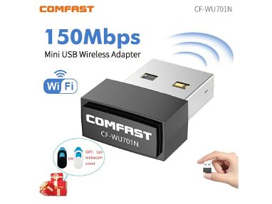 ✳️ Adaptador Wifi COMFAST 100% ORIGINAL Antena Wifi ⭕️ Memoria Wifi NUEVO Adaptador Wifi USB - Img main-image-45321436