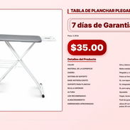 TABLA DE PLANCHAR PLEGABLE . - Img 56933725