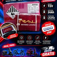 Batería de litio 72 v 24 ah con envío gratis en toda la Habana - Img 57862108