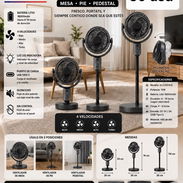 ventilador recargable jysuper 3 en 1 (mesa pie y pedestal). yoalili 💯 - Img 56463987