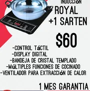 Estufa de inducción Royal+ sartén - Img 50468609