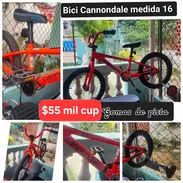 Bicicleta Cannondale medida 16, gomas de pista - Img 56712870