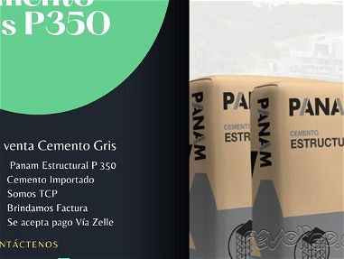 Cemento PANAM P350 42.5 Kg - Img main-image-45789038