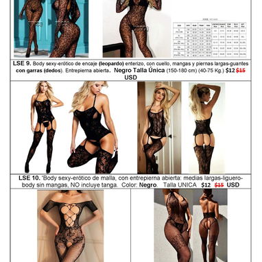 NUEVO SURTIDO. CATÁLOGO DE LENCERÍA SEXY-ERÓTICA SIGUE LA REBAJA + Clips Anti-ronquidos. - Img 109635128