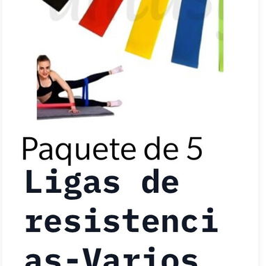 Paquete de 5 Ligas de resistencia - Img 125961010