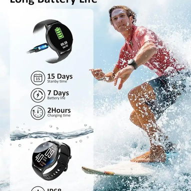 SMARTWATCH KIMI / RELOJ INTELIGENTE / NUEVO /RESISTENTE AL AGUA / NUEVO / - Img 112642040