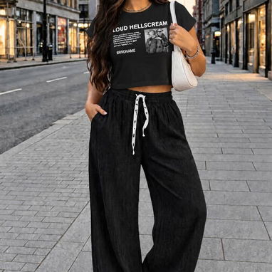 Conjuntos de mujer: pullover + pantaloneta - 2/3