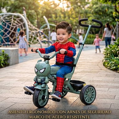Velocipedos con guiador Spiderman, Ironman 100usd - 2/3