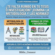 Clases de Metodología de la investigacion  y citas y referencias bibliográficas - Img 56613174